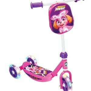 BRAND NEW sealed paw patrol Skye tri-wheel scooter & helmet combo